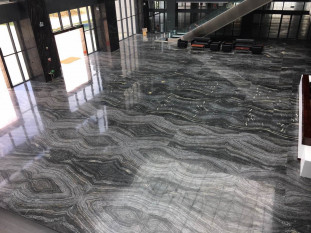 Venezia Stone Мрамор Silver Wave Leather 20Mm