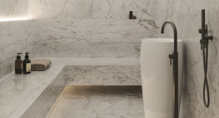 Venezia Stone Мрамор Calacatta Ango Leather 20Mm