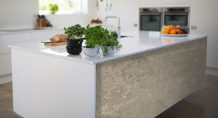 Venezia Stone Мрамор Delicato Grey Leather 20Mm
