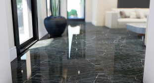 Venezia Stone Мрамор Fusion Black 20Mm