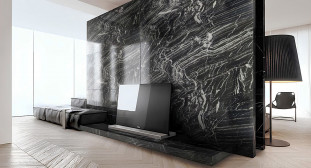 Venezia Stone Мрамор Nero Oriental 20Mm