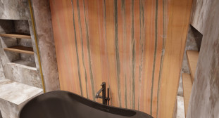 Venezia Stone Мрамор Royal Rosa 20Mm