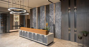 Venezia Stone Мрамор Super Grey New Leather 20Mm