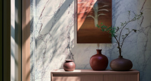 Venezia Stone Мрамор Breccia Viola Honed 20Mm