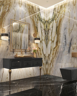 Venezia Stone Мрамор Calacatta Cielo 20Mm