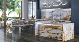 Venezia Stone Мрамор Calacatta Cielo 20Mm