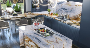 Venezia Stone Мрамор Calacatta Cielo 20Mm