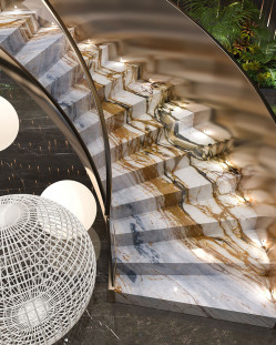 Venezia Stone Мрамор Calacatta Cielo 20Mm