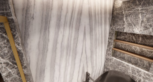 Venezia Stone Мрамор Bianco Striato 20Mm