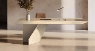 Venezia Stone Мрамор Jerusalem Beige Leather 20Mm