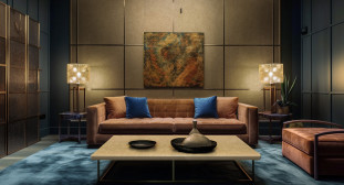 Venezia Stone Мрамор Jerusalem Beige Leather 20Mm