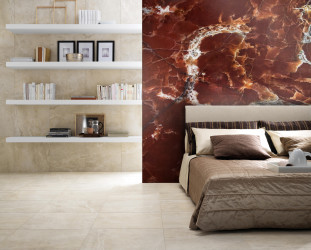 Venezia Stone VEIN CUT Onice Red Caramel Vein Cut 20Mm