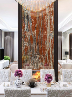 Venezia Stone VEIN CUT Onice Red Caramel Vein Cut 20Mm
