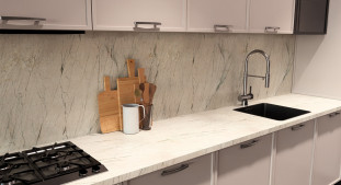 Venezia Stone Кварцит Pacific White 30Mm
