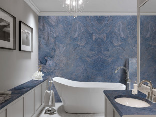 Venezia Stone Кварцит Supreme Blue 20Mm
