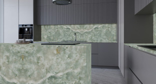 Venezia Stone Кварцит Aqua Blue 20Mm