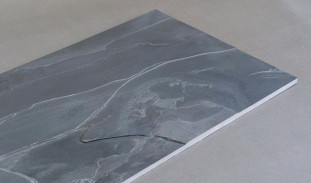 Venezia Stone Сланец Silver Grey Колотая С Двух Сторон 600X300 12Mm