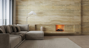 Venezia Stone Травертин Travertine Silver Romano Заполненный Honed 20Mm