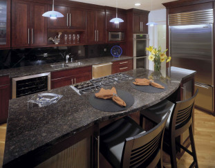 Venezia Stone Гранит Tan Brown Leather 30Mm