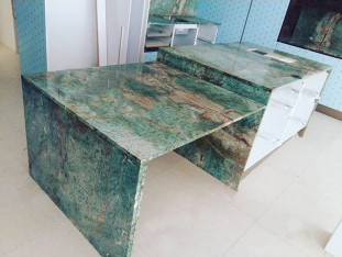 Venezia Stone Гранит Biryuza Leather 20Mm