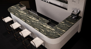 Venezia Stone Гранит Black Cosmic New 20Mm