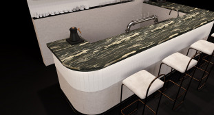 Venezia Stone Гранит Black Cosmic New 20Mm