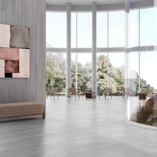 Kerama Marazzi Нестос Серый Светлый Обрезной 119.5x320x0.6