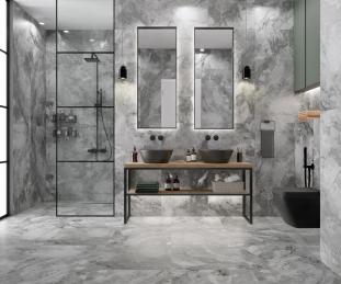 Primavera Vivia Cemento CR229 Vivia Cemento Carving 60x120 см