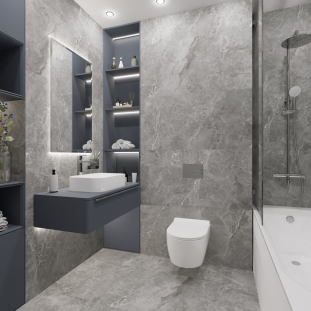 Primavera Berat Grey NR224 Berat Grey Matt 60х120 см