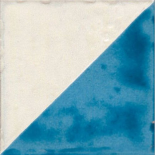 Marca Corona Jolie 8315 Blanc Turquoise Triangolo 10x10