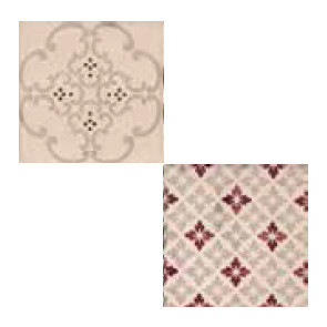Marca Corona Jolie 8325 Rose Gris Trama (Комп/2шт) 10x10