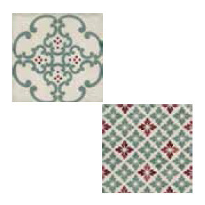 Marca Corona Jolie 8326 Ivoire Vert Trama (Комп/2шт) 10x10