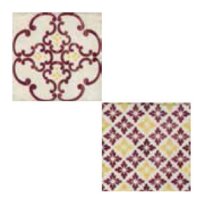 Marca Corona Jolie 8327 Ivoire Purple Trama (Комп/2шт) 10x10