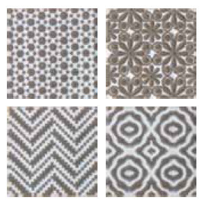Marca Corona Jolie 8335 Gris (Комп/4шт) 10x10