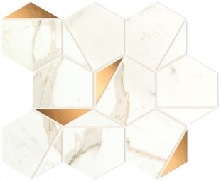 Atlas Concorde Marvel Shine Marvel Calacatta Prestigio Gold Hex Shiny