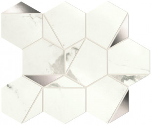 Atlas Concorde Marvel Shine Marvel Statuario Supremo Platino Hex Shiny