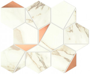 Atlas Concorde Marvel Shine Marvel Calacatta Imperiale Gold Hex Shiny