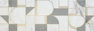 Marazzi Italy Allmarble Wall Statuario Satin Decoro Club 40X120 8мм