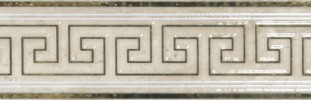 APE Ceramica Travertino Cenefa Sabbia Matt Gold 8x25