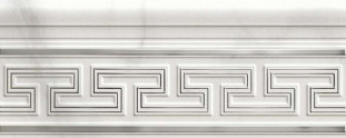 Marazzi Italy Marbleplay Wall Бордюр настенный Listello Classic White 12х30
