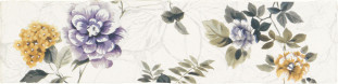 APE Ceramica Vintage Dec Vero I White 7,5x30