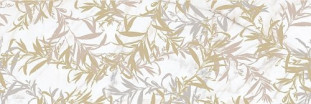Marazzi Italy Allmarble Декор Wall Golden White Satin Decoro Foliage 80x120