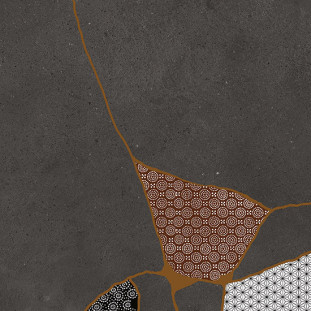 Fioranese Kintsugi Japan-Hibi Darkness 60,4x60,4