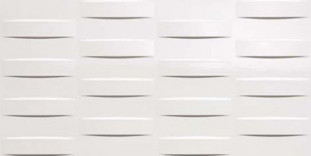Atlas Concorde 3D Wall Design Grid White Matt 40x80