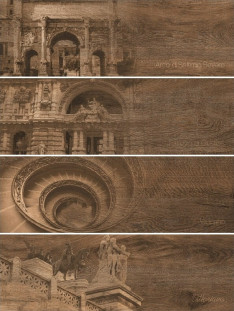 Grasaro Italian Wood Wenge (Венге) G-253/SR/d01 (GT-253/d01) 20х60