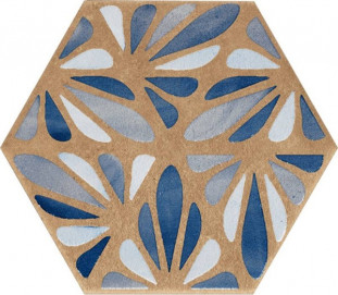 Marca Corona Terracreta J084 Dipinto Chamotte Esagonо 25х21,6