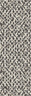 Arcana Black&Cream Керамическая плитка для стен Black-R Braided 32х99