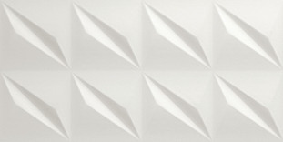 Atlas Concorde 3D Wall Design 3D Flash White Matt 40x80
