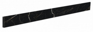 Atlas Concorde Russia Allure Керамогранит 610130004747 Imperial Black Battiscopa Lap/Аллюр Империал Блек Плинтус Шлиф 7,2х60