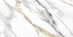 Alma Ceramica Arabesco Белый 8.5мм Sugar-эффект 114x57